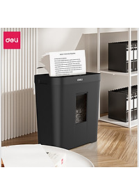 Máy Hủy Tài Liệu 15L Cao Cấp Deli - Máy Huỷ Giấy 15 Lít Phù Hợp Cho Bảo Mật Giấy Tờ Trong Doanh Nghiệp, Văn Phòng, Nhà Trường - Hàng Chính Hãng - ET023