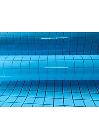 5m  decal dán kính ô vuông xanh dương DK26(50x500cm)