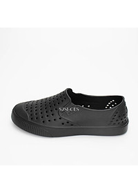 Giày nhựa lỗ nam nữ đi mưa đi biển Urban - Chất liệu Eva siêu nhẹ, chống nước, giá tốt - Đen