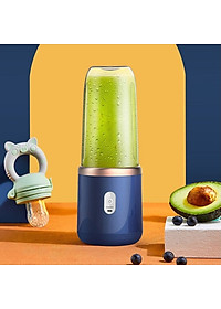 Máy Xay Sinh Tố Mini Cầm Tay Sử Dụng Pin Sạc Cổng USB, Máy Xay Mini 6 Lưỡi Siêu Tiện Lợi - Hàng chính hãng MINIIN (Giao màu ngẫu nhiên)