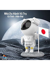 Đèn Chiếu Sao Nhà Du Hành CYKE Astronaut Có Kết Nối Bluetooth Chơi Nhạc Với Loa, Chiếu Trần Nhà Trang Trí, Chiếu Tường Decor, Có Điều Khiển Cầm Tay Tiện Lợi, Lắc Đầu Thông Minh Tùy Ý, Tặng Kèm Củ Sạc 10W