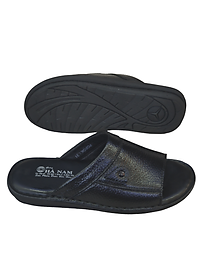 Dép Nam Quai Ngang HÀ NAM Da Bò Thật Cao Cấp DNA2124