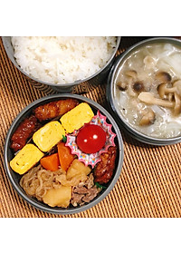 Camen giữ nhiệt 2 ngăn Skater 840ml Nhật Bản