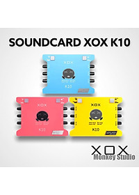 Bộ Mic Hát Livestream Soundcard XOX K10 2020 & Mic ISK AT100 Chất Lượng Cao, Âm Thanh Cực Kỳ Sống Động - Hàng Chính Hãng