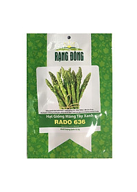 Hạt Giống Măng Tây Xanh Rado 636 0.2gr - RẠNG ĐÔNG - năng suất ổn định 1 năm (sau gieo) và có thể kéo dài từ 2-3 năm