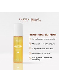 Bộ Đôi Zakka Naturals Sữa Dưỡng Cúc 150ml và SRM Cúc 185g Làm Sạch Và Cấp Ẩm Dịu Nhẹ Cho Da Nhạy Cảm