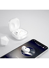 Case ốp cho Samsung Galaxy Buds 2 Pro/ Buds 2/ Buds Pro/ Buds Live TPU Kai Trong Suốt Animal Kèm Móc Treo_ Hàng Chính Hãng