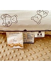 Chăn cotton đũi xơ đậu nành mùa đông trần bông dày dặn giữ nhiệt tốt, chăn mền mùa đông nhập khẩu cao cấp KT 2mx2m3 - Hàng Chính Hãng MINIIN