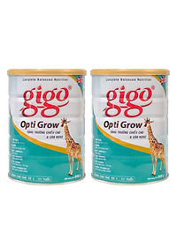 Combo 2 hộp Sữa Bột Gigo Opti Grow 900g – giúp tăng trưởng chiều cao cho trẻ từ 1-17 tuổi