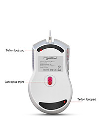 Chuột LED RGB 3600 DPI Gaming Mouse HXSJ X100 - hàng nhập khẩu