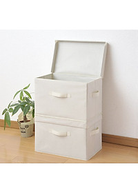 Bộ 2 chiếc hộp vải đựng đồ Thụy Điển 24L, Combo 2 chiếc túi vải đa năng TD1 có chọn màu miDoctor