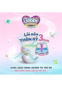 Combo 3 Tã quần Bobby Siêu thoáng đủ size M76/L68/XL62/XXL56
