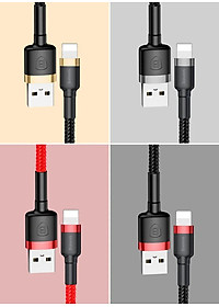 Cáp sạc Baseus Cafule sạc nhanh dùng cho iPhone - Hàng chính hãng