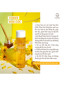 Bộ Ba Zakka Naturals Gel B5 35g, SRM Hoa Cúc 185g và Sữa Dưỡng Hoa Cúc 150ml Làm Sạch Dịu Nhẹ và Cấp Ẩm