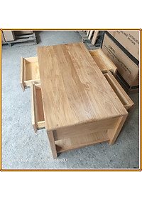 Bàn trà gỗ sồi hộc kéo juno Sofa