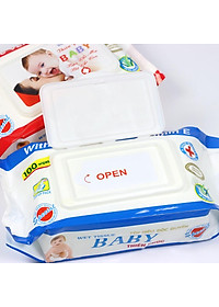 Gói khăn giấy ướt BaBy Thiên Phúc cho bé (100 tờ)
