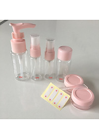 Bộ chiết mỹ phẩm du lịch 5 món nhỏ gọn tiện lợi - Henrysa