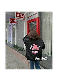 Áo khoác dù SEA BAE Bạch tuộc cảm xúc Unisex Form Rộng Chống nắng tốt