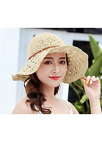 Mũ rộng vành chống nắng đi biển gấp gọn. Nón rộng vành chống nắng đi biển gấp gọn. Mũ đi biển rộng vành. Nón đi biển rộng vành chống tia UV thời trang Hàn Quốc dona21033018