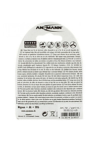 Pin Sạc 2850 Slim-US ANSMANN (Vỉ 4 Viên) - Hàng Nhập Khẩu