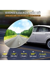 Gương cầu vô cực cho xe hơi xoay 360 độ 3R-057