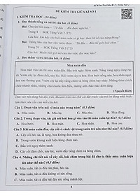 Combo Sách - Đề kiểm tra Tiếng Việt 2 học kì I + II