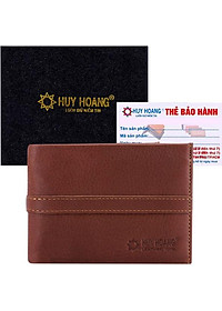 Ví Nam Sọc Ngang Huy Hoàng HT2131 (12.5 x 10 cm) - Da