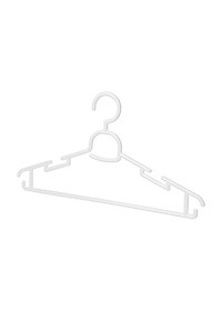 Set 10 cái Móc áo đầm vuông Hara 180 Bằng Nhựa Cao Cấp Inochi Nhật Bản (407 x 80 x 220 mm) - Giao Màu Ngẫu Nhiên