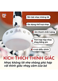 Nơi bán Đồ Chơi Treo Nôi Cũi Tự Động Quay kèm Phát Nhạc 36 Bài Hát Cho Bé Sơ Sinh - Baby Crib Mobile - Lalala baby