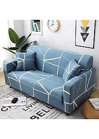 Stretch Slipcover Elastic Stretch Sofa Cover with Pillowcase for Living Room Couch Cover