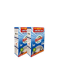 Combo 5 hộp 10 gói x100g bột tẩy lồng máy giặt Hando