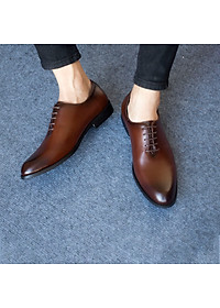 Giày da nam, giày oxford công sở Bụi Leather G101 - Da bò Nappa cao cấp - Bảo hành 12 tháng