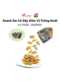 Snack Da Cá Vị Trứng Muối A1 Food - 90gram