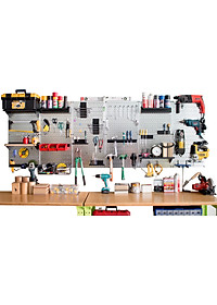 Giá treo mũi khoan Pegboard bằng thép sơn tĩnh điện - Phụ kiện cho bảng treo dụng cụ cơ khí