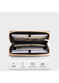 Ví Yuumy (  Thời trang nữ kiểu cầm tay dáng dài basic - Ví da Seasand YV69 )