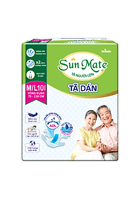 Tã Dán Người Lớn SunMate AX2 Size L10 (10 Miếng)
