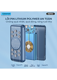 Sạc dự phòng 20000mAh sạc nhanh không dây 15W Remax RPP-207 sạc nhanh 22.5W QC3.0 - Hàng chính hãng