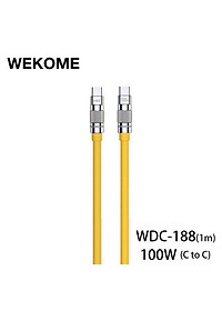 Cáp Sạc Nhanh Wekome 100W Wdc-188 2 Đầu Type-C Dây Dài 1m