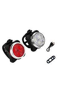 Đèn Hậu Xe Đạp 3 Bóng Đèn Sau Xe Đạp Giúp Cảnh Báo Đạp Xe/Chạy Bộ Ban Đêm Sạc USB Mai Lee