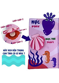 Sách Vải Tương Tác Cho Bé Đoán Đuôi Con Vật - Khám Phá Đại Dương