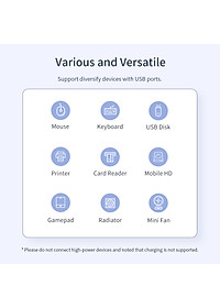 HUB USB 4 cổng 2.0 ORICO FL02 – Hàng Chính Hãng