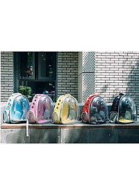 Balo phi hành gia trong suốt Balo thú cưng vận chuyển chó mèo (Tặng kèm tấm lót) hàng chính hãng thương hiệu Kún Miu