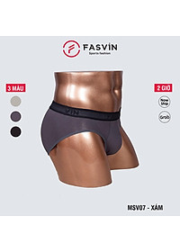 Quần lót nam fasvin MSV07.HN vải cotton chun dày dặn mềm mại co giãn dễ chịu