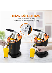 Máy vắt cam Lebenlang LBL833, công suất lớn 1000W, dung tích 400ml, vắt kiệt nước, bảo hành 2 năm - hàng chính hãng