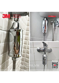 Bộ Lọc Nước Vòi Sen Tắm Nóng Lạnh 3M SFKC01-CN1 | 3M HSF-IS Tự Lắp Đặt Dễ Dàng - Hàng Chính Hãng 3M
