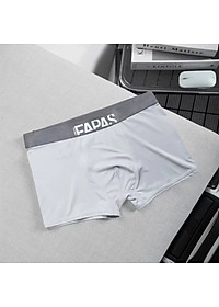 Quần lót nam, quần boxer nam họa tiết in chữ chất thun lạnh mềm mịn siêu mát thấm hút mồ hôi - Fapfas 2.0
