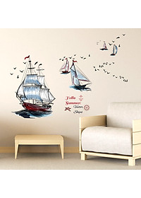 Decal dán tường Vector Ships SK9310