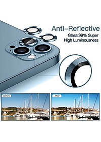 Bộ Vòng và Cường Lực Camera cho iPhone 14promax, 13 Pro Max, 13 Pro, 13, 13 Mini, 12 promax, 11 promax_B022