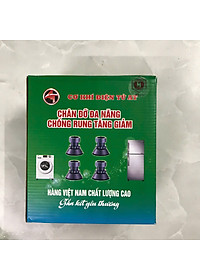 Bộ 04 chân đế cao su chống rung máy giặt   - HT SYS - Đế chống rung máy giặt - Đế chống ồn máy giặt, máy sấy,tủ lạnh, bàn ghế - Giao màu ngẫu nhiên