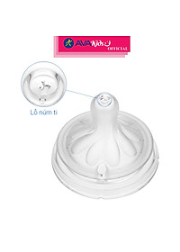 Bộ 2 núm ti Philips Avent SCY966/12 cổ rộng size 6 (từ 9 tháng) - Hàng Chính Hãng